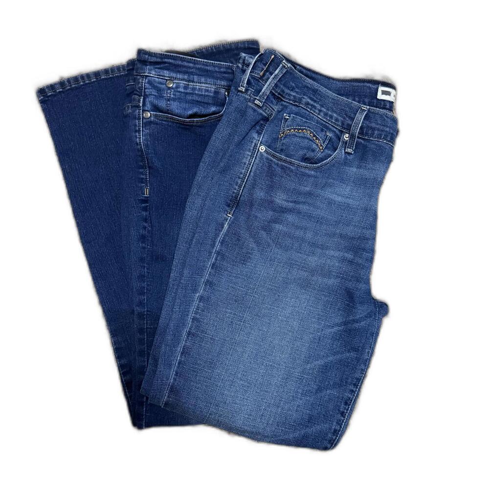 Lot of 2 pairs Denim Jeans - Size 10 - Levi’s Christopher Banks
